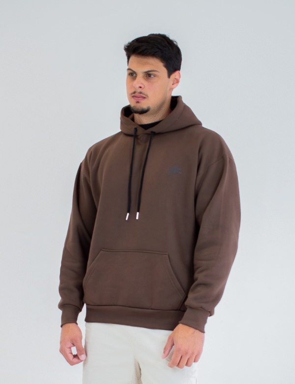 MOLETOM ULIFE STREEWEAR MARROM - CLÁSSICO