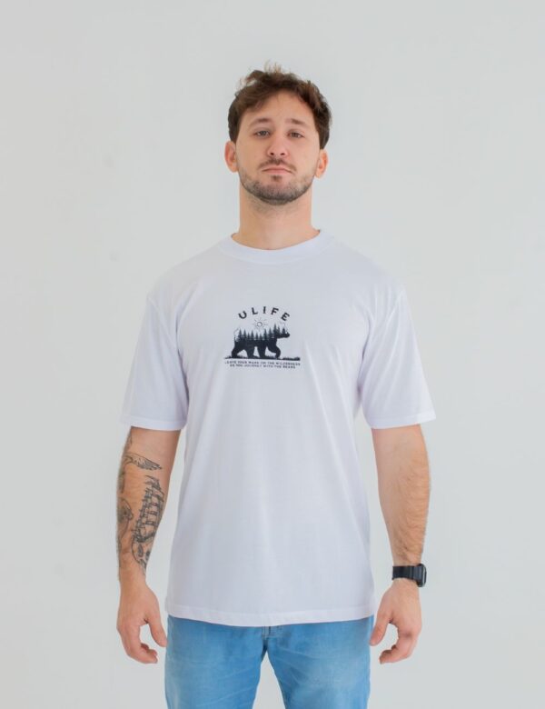 CAMISETA ULIFE BRANCA - BEAR FOREST