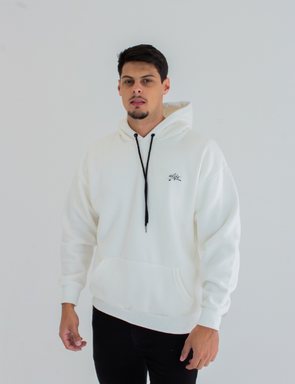 MOLETOM ULIFE STREEWEAR OFF WHITE - CLÁSSICO