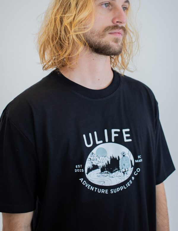 CAMISETA ULIFE PRETA - ADVENTURE - Imagem 2