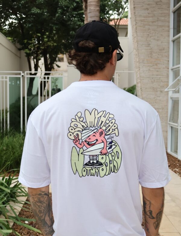 CAMISETA ULIFE BRANCA - HEART BROKEN - Imagem 3