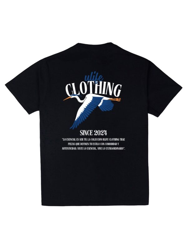 CAMISETA ULIFE PRETA - PÁJARO - Imagem 4