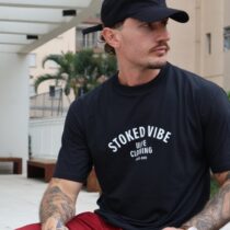 CAMISETA ULIFE PRETA - STOKED VIBE - Imagem 2