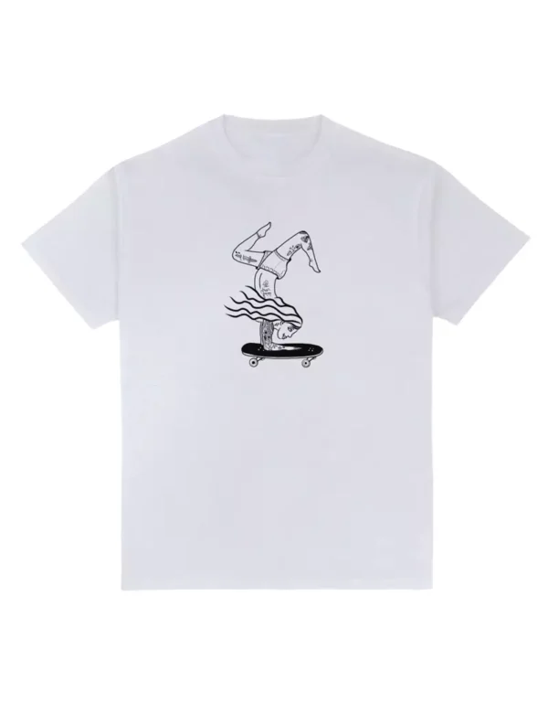 CAMISETA ULIFE BRANCA  - SKATEBOARDING