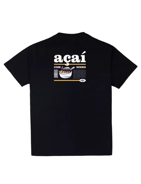CAMISETA ULIFE PRETA - FRUIT AÇAÍ - Imagem 4