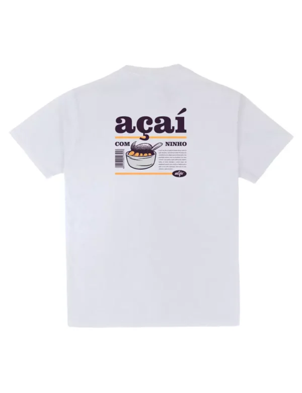 CAMISETA ULIFE BRANCA - FRUIT AÇAÍ - Imagem 4