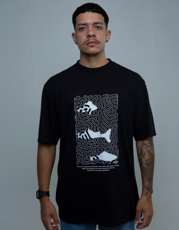 CAMISETA ULIFE PRETA - SHARK - Imagem 2