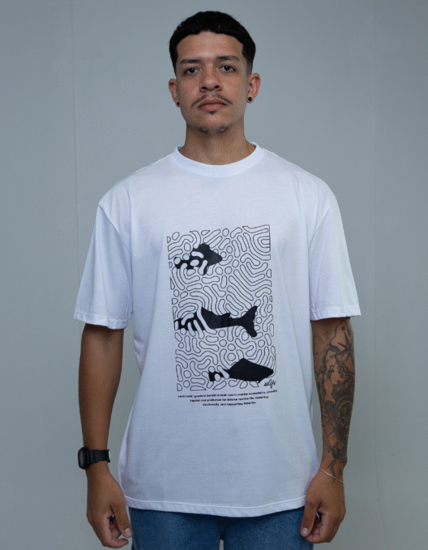 CAMISETA ULIFE BRANCA - SHARK - Imagem 2