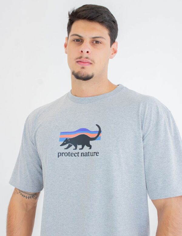 CAMISETA ULIFE CINZA - PROTECT NATURE - Imagem 3