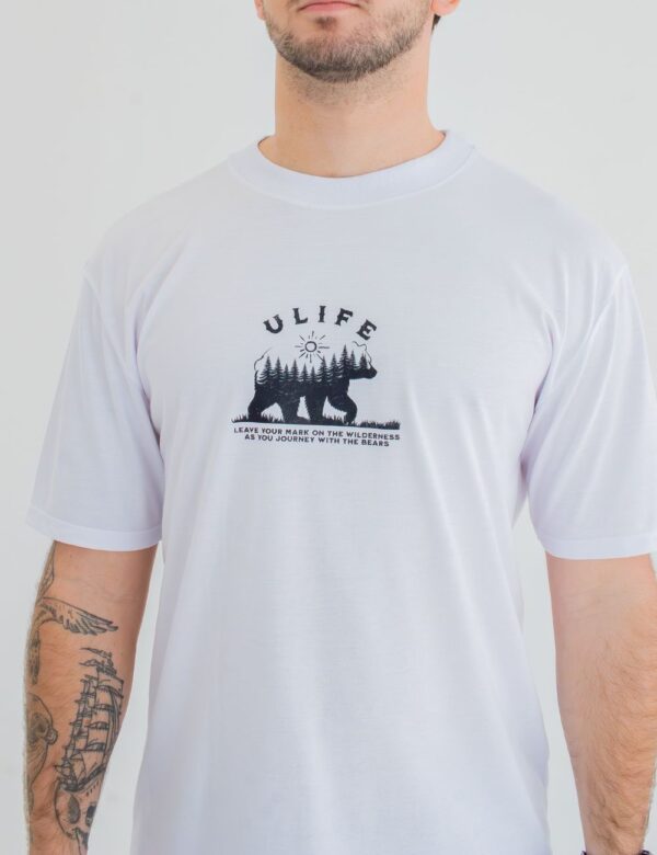 CAMISETA ULIFE BRANCA - BEAR FOREST - Imagem 3