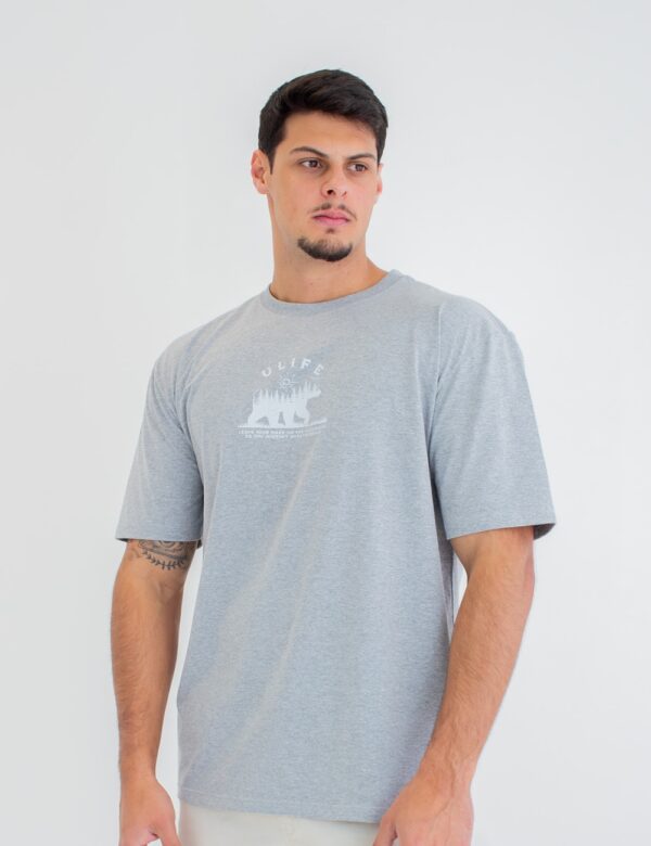 CAMISETA ULIFE CINZA - BEAR FOREST - Imagem 4