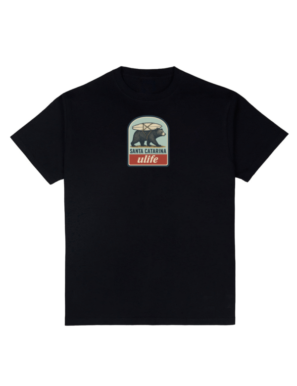 CAMISETA ULIFE PRETA - GRIZZLY BEAR